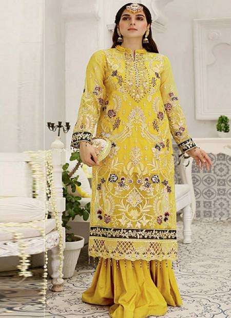 R 593 By Ramsha Pakistani Suits Catalog
